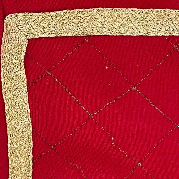 St. John Sport by Marie by Marie Gray 1/4 Zip Red Pullover Sweatshirt Size P - Picture 5 of 13